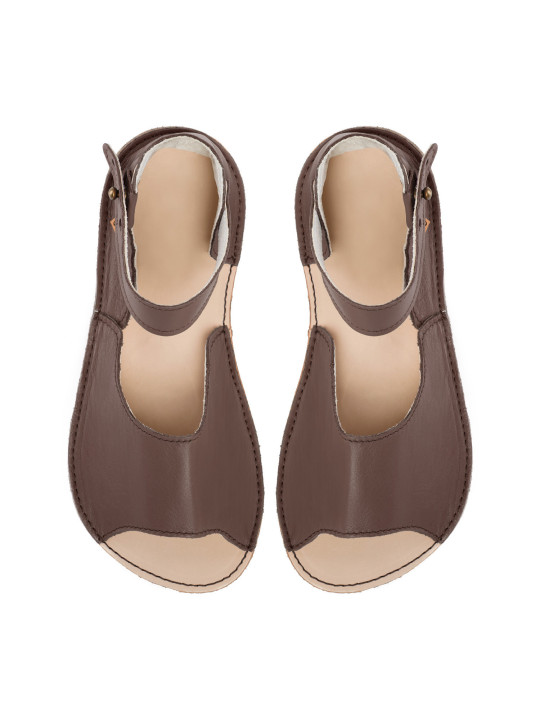 Sandals extra flexible barefoot taupe
