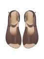 sandále extra mäkké barefoot taupe