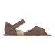 Sandals extra flexible barefoot taupe