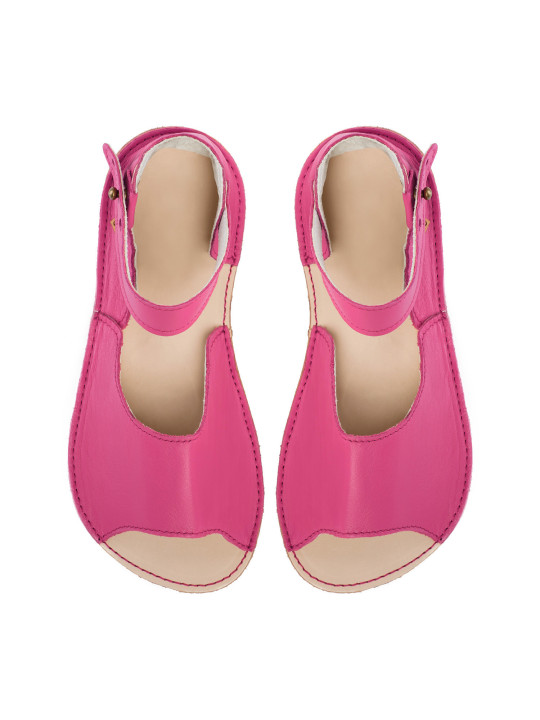 Sandals extra flexible barefoot fuxia