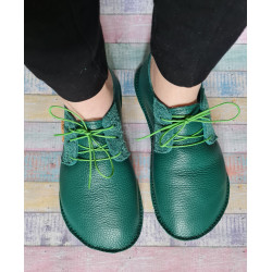 Lace up barefoot shoes avocado
