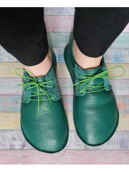 Lace up barefoot shoes avocado