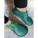 Lace up barefoot shoes avocado
