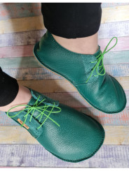 Lace up barefoot shoes avocado