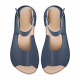 Sandals extra flexible barefoot blu marino