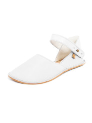 ballerina barefoot sandals flex bianco