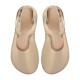 ballerina barefoot sandals extra flexible cream