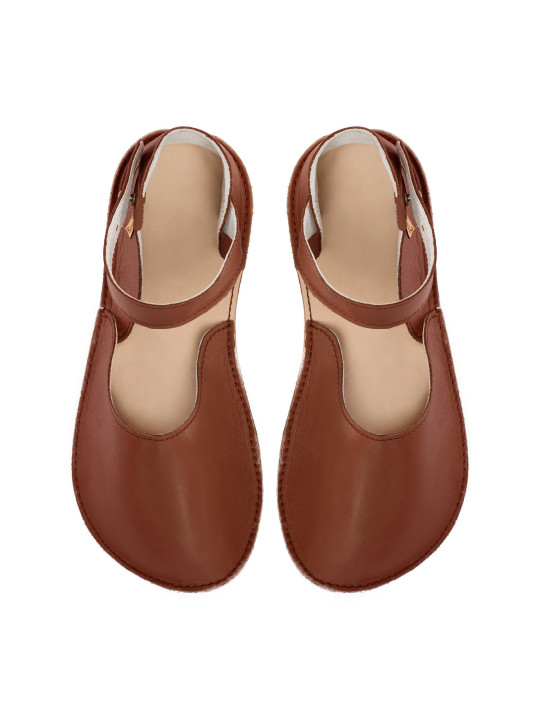 ballerina barefoot sandals extra flexible bruciato