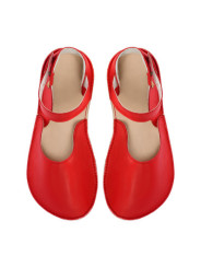 baletka extra flexibilné barefoot sandále rosso fueco