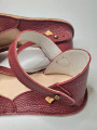 Sandals extra flexible barefoot bordo