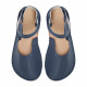 ballerina barefoot sandals extra flexible blu marino