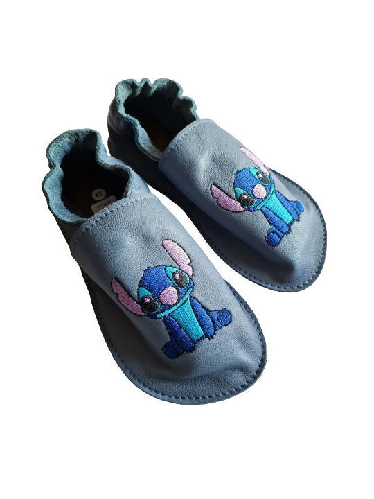 Chaussons cuir souple personnalisés Filles