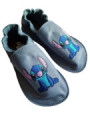 Chaussons cuir souple personnalisés Filles