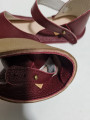 Sandals extra flexible barefoot bordo