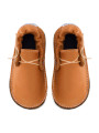barefoot moccasins leather autumn spring woman man