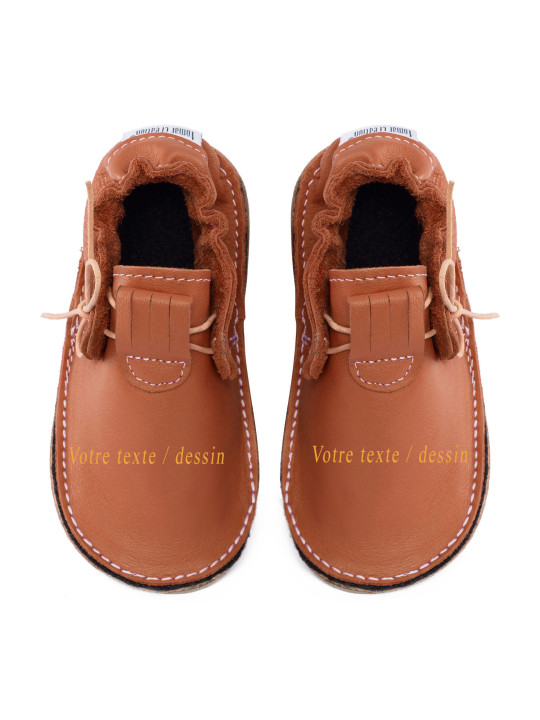 mocassins barefoot cuir automne printemps femme homme