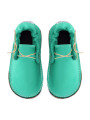 barefoot moccasins leather autumn spring woman man