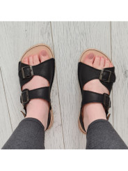 sandále barefoot koža leto zena muz dvepracky 