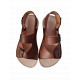 Sandales triple boucles brown