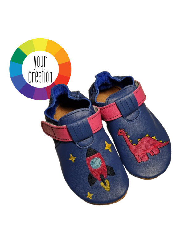 Chaussons zippy - à personnaliser