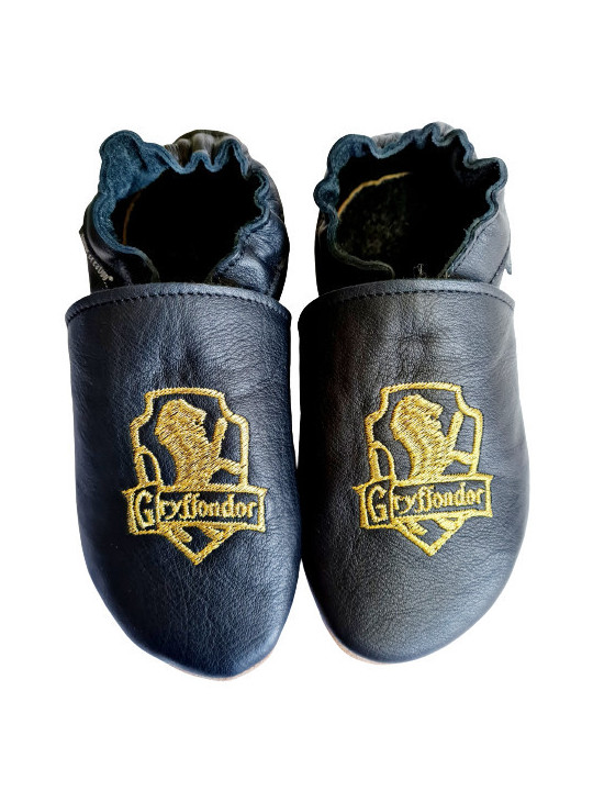 Chaussons cuir à personnaliser