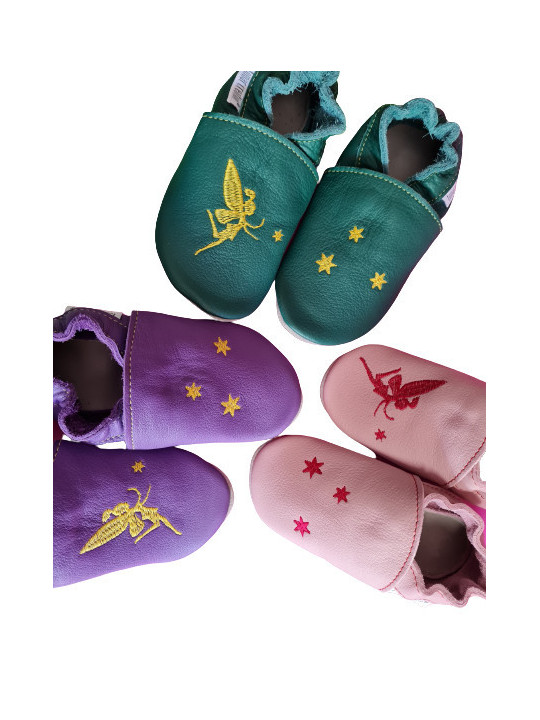 Chaussons cuir à personnaliser