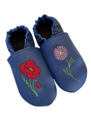 Chaussons cuir à personnaliser