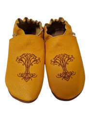 Chaussons cuir à personnaliser