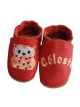 Chaussons cuir à personnaliser