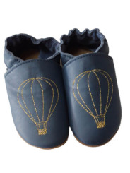 Chaussons cuir à personnaliser