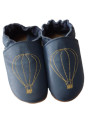 Chaussons cuir à personnaliser