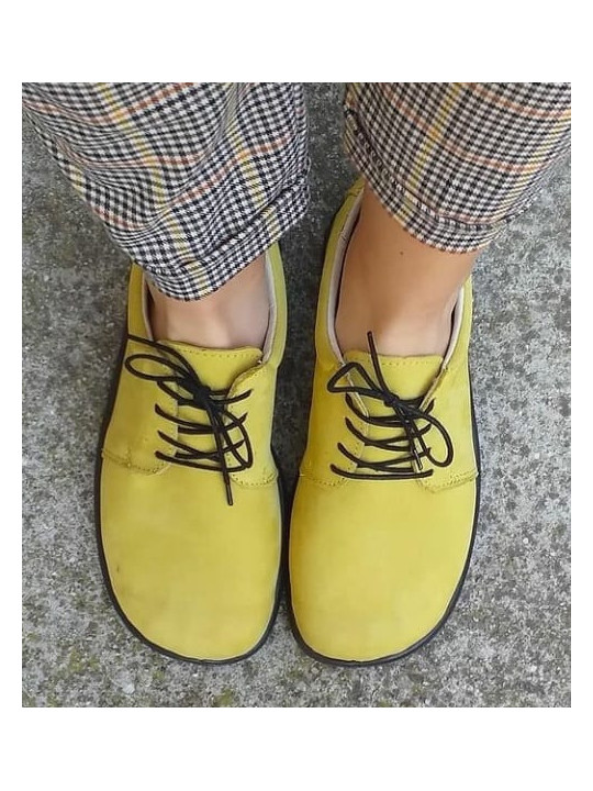 Chaussures pieds nus à lacets avec semelle biodégradable