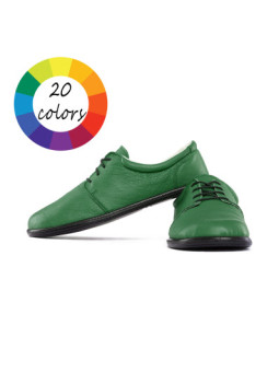 Lace-up barefoot shoes with biodegradable sole