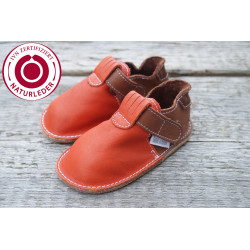 Zippy Organic two-tone brown and orange