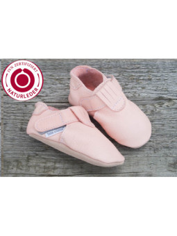 Organic Zippy slippers - paloma/olifant