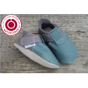 Organic Zippy slippers - paloma/olifant