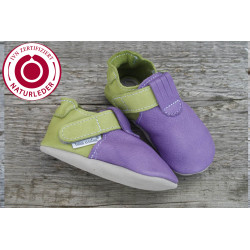 Organic Zippy slippers - pisello/karibik