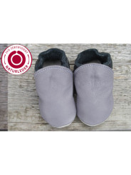Organic leather slippers -