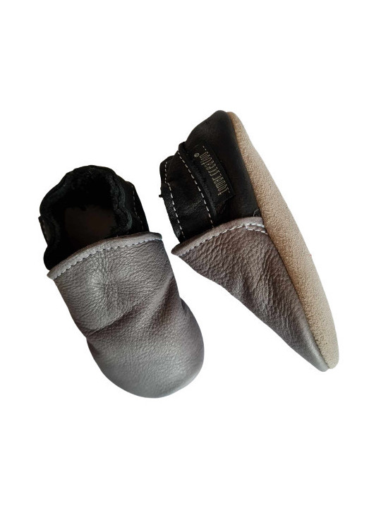 Organic leather slippers -