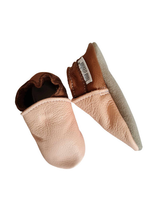 Chaussons cuir bio - combinez vos couleurs