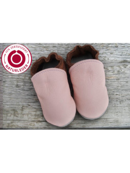 Organic leather slippers - Combine your colors