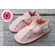 Organic leather shoes pink summer