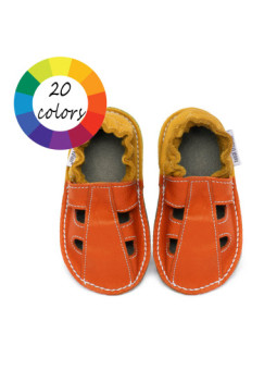 Summer leather shoes - Combine your colors