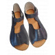 Sandals barefoot glitter blue