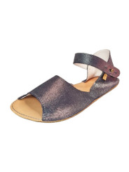 Sandales barefoot bleu pailleté