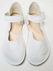 ballerina barefoot sandals flex bianco