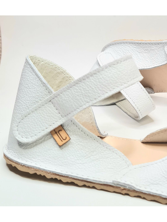 baletka extra flex barefoot sandále bianco