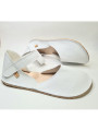 ballerina barefoot sandals flex bianco
