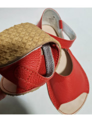 Sandales barefoot extra flexible corallo