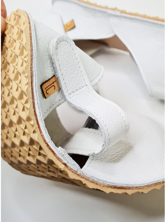 Sandals extra flexible barefoot bianco